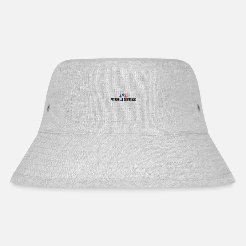 Luftwaffe der Patrouille de France - Stanley/Stella recycelter Bucket Hat - Grau meliert