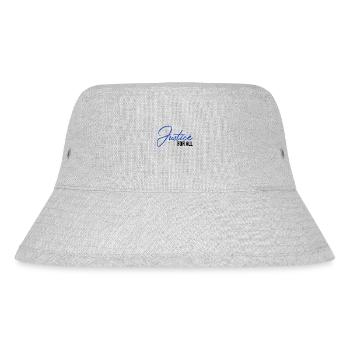 justice for all - Stanley/Stella Recycled Bucket Hat - heather grey - Front