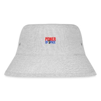 die Kraft des Raumes - Stanley/Stella recycelter Bucket Hat - Grau meliert - Vorne