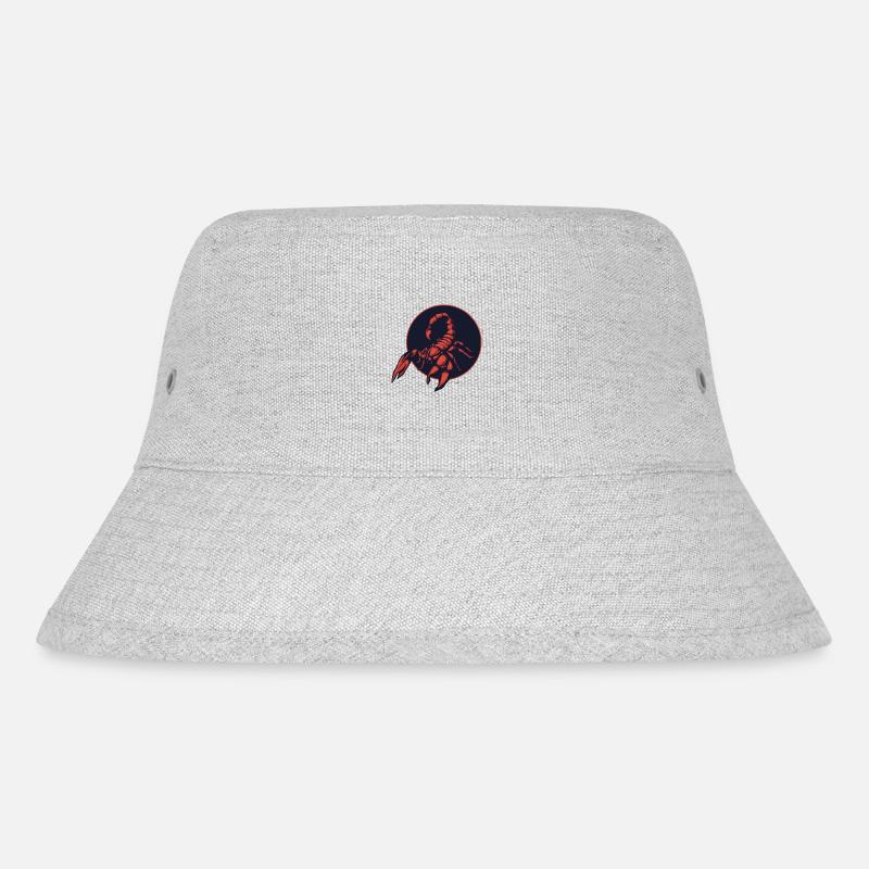Skorpion, Scorpio, Geburtstag, Geschenk, - Stanley/Stella recycelter Bucket Hat - Grau meliert