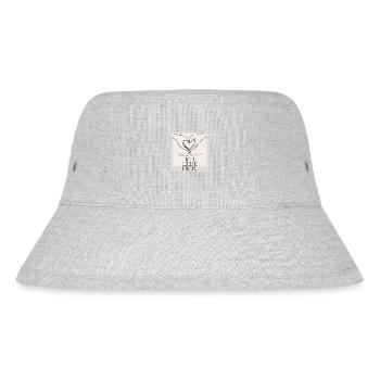 Ich liebe dich mein Dickkopf - Liebeserklärung - Stanley/Stella recycelter Bucket Hat - Grau meliert - Vorne