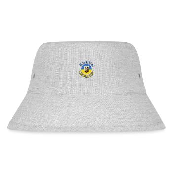 Slava Ukraini - Stanley/Stella recycelter Bucket Hat - Grau meliert - Vorne
