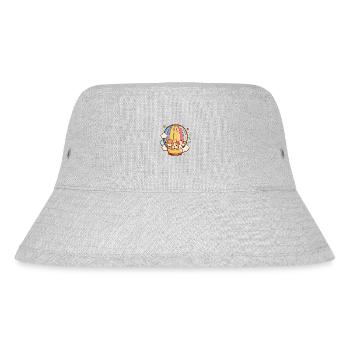 Hundebabys im Heißluftballon - Stanley/Stella recycelter Bucket Hat - Grau meliert - Vorne