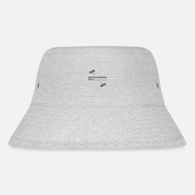 Level Up Gaming Geburtstag Geschenk Geschenkidee - Stanley/Stella recycelter Bucket Hat - Grau meliert