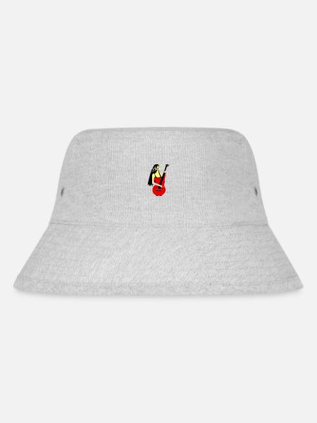 Music Girl - Stanley/Stella Recycled Bucket Hat - heather grey