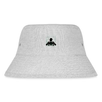 Cp fighter - Stanley/Stella Recycled Bucket Hat - heather grey - Front