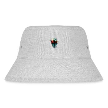 Flock of crows - Stanley/Stella Recycled Bucket Hat - heather grey - Front