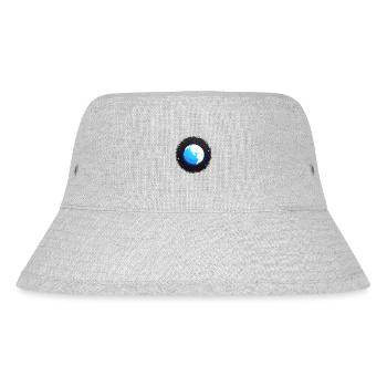 Cute Cartoon Depiction of Planet Earth 9 - Stanley/Stella Recycled Bucket Hat - heather grey - Front