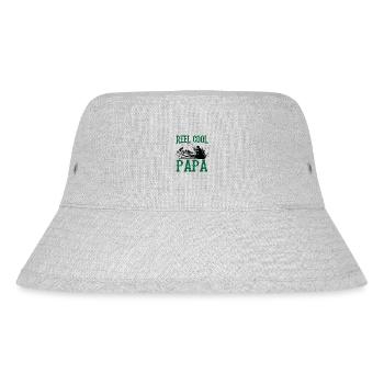 Echt Cooler Papa - Stanley/Stella recycelter Bucket Hat - Grau meliert - Vorne