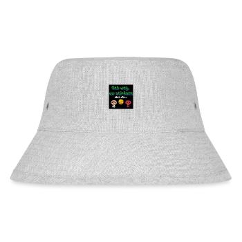 Geh weg, du stinkst!! Aber wie... (Zwei) - Stanley/Stella recycelter Bucket Hat - Grau meliert - Vorne