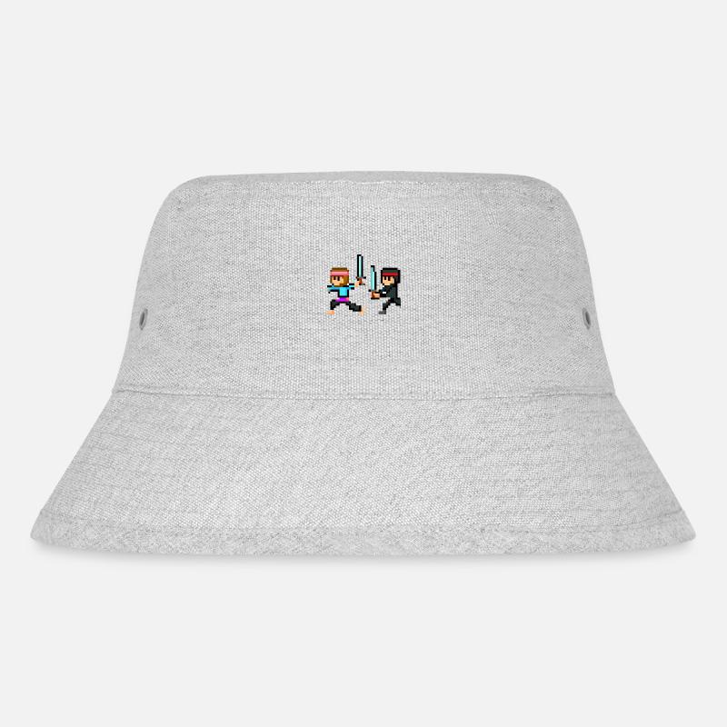 Combat de ninja PixelArt - Bob recyclé Stanley/Stella - gris chiné