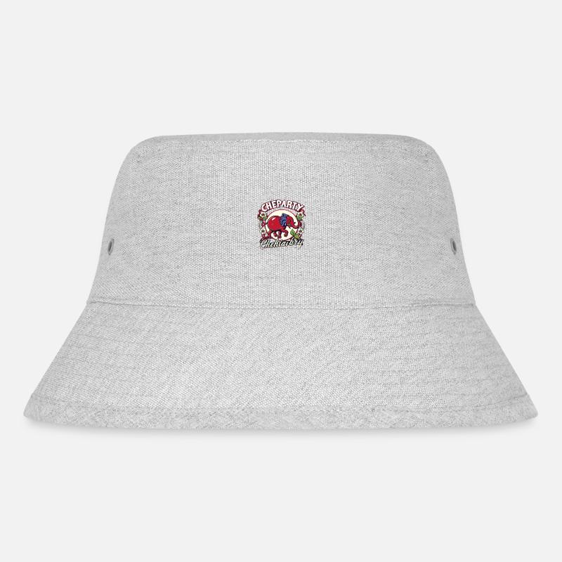 CheParty Elephant - Stanley/Stella recycelter Bucket Hat - Grau meliert