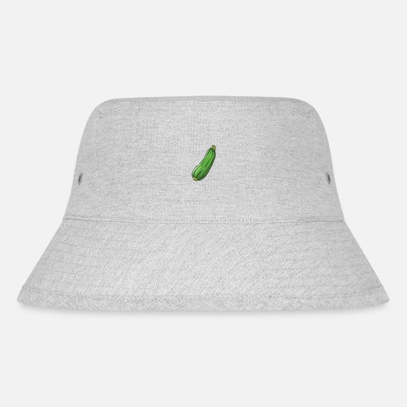 Zucchini - Stanley/Stella recycelter Bucket Hat - Grau meliert
