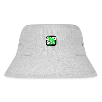 Ängste gruen - Stanley/Stella recycelter Bucket Hat - Grau meliert - Vorne