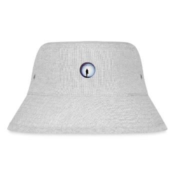 Hiking is my therapy - Wandern - Stanley/Stella recycelter Bucket Hat - Grau meliert - Vorne
