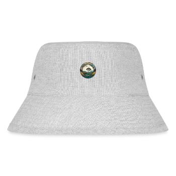 Natürliches Paradies - Stanley/Stella recycelter Bucket Hat - Grau meliert - Vorne
