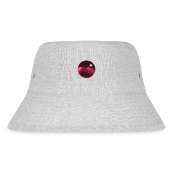 Abstrakte Nachtlandschaft - Stanley/Stella recycelter Bucket Hat - Grau meliert - Vorne