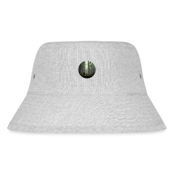 Mystischer Wald in Digital Art - Stanley/Stella recycelter Bucket Hat - Grau meliert - Vorne