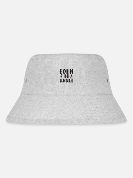 Born to Dance - Stanley/Stella recycelter Bucket Hat - Grau meliert