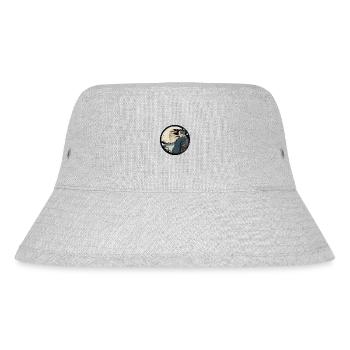 Nr. 14 : Japanischer Kunst-Samurai-Kämpfer Ukiyo_e Stil - Stanley/Stella recycelter Bucket Hat - Grau meliert - Vorne