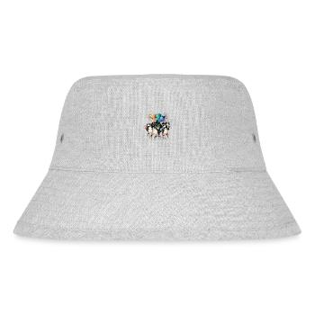 Lustige coole Pinguin Party - Stanley/Stella recycelter Bucket Hat - Grau meliert - Vorne