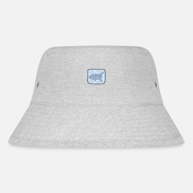 Luftschiff Design - Stanley/Stella recycelter Bucket Hat - Grau meliert