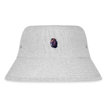 Regenbogen-König - Stanley/Stella recycelter Bucket Hat - Grau meliert - Vorne