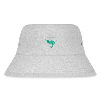 Save the dogs i love dogs design - Stanley/Stella recycelter Bucket Hat - Grau meliert - Vorne