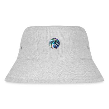 A bizarre colorful glass ball - marble - Stanley/Stella Recycled Bucket Hat - heather grey - Front