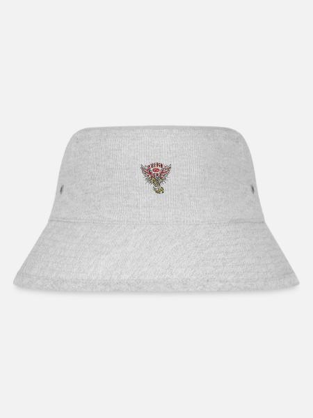 Gitarre, Musik, Band, Musiker, Gitarrist, Rock'n'Roll - Stanley/Stella recycelter Bucket Hat - Grau meliert