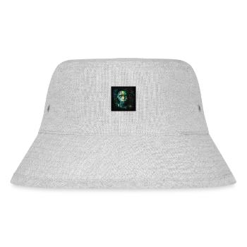 Face woman dreadlocks n°3 - Stanley/Stella Recycled Bucket Hat - heather grey - Front