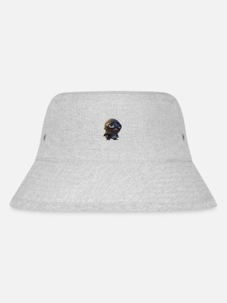 MiniNinja , Mignon petit ninja dans le style comique - Bob recyclé Stanley/Stella - gris chiné