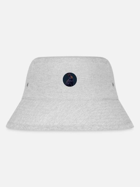 Osterhase - Stanley/Stella recycelter Bucket Hat - Grau meliert