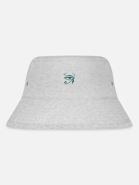 Tired Ra Eye - Stanley/Stella Recycled Bucket Hat - heather grey