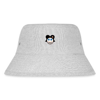 Elsässisches Lächeln - Stanley/Stella recycelter Bucket Hat - Grau meliert - Vorne