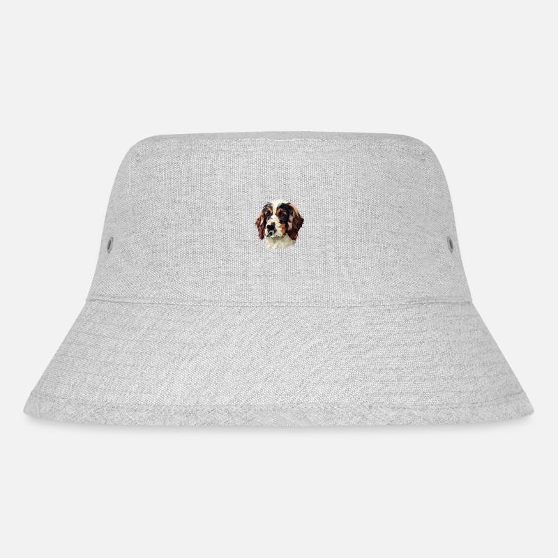 PUPPY - Stanley/Stella recycelter Bucket Hat - Grau meliert