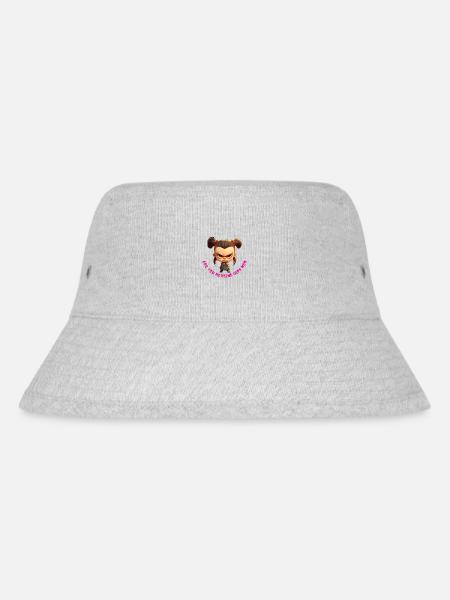 are you messing with me? - Stanley/Stella recycelter Bucket Hat - Grau meliert