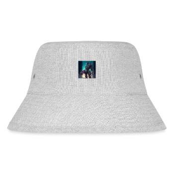 Robot - Stanley/Stella recycelter Bucket Hat - Grau meliert - Vorne