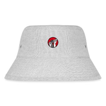 fists3c - Stanley/Stella Recycled Bucket Hat - heather grey - Front