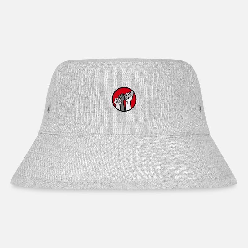fists3c - Stanley/Stella Recycled Bucket Hat - heather grey