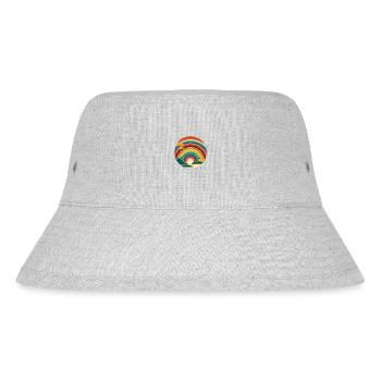 RAINBOW - Stanley/Stella Recycled Bucket Hat - heather grey - Front