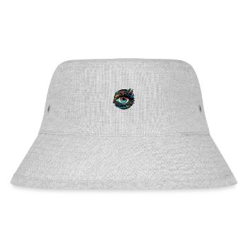 TRIPPY AUGE - Stanley/Stella recycelter Bucket Hat - Grau meliert - Vorne
