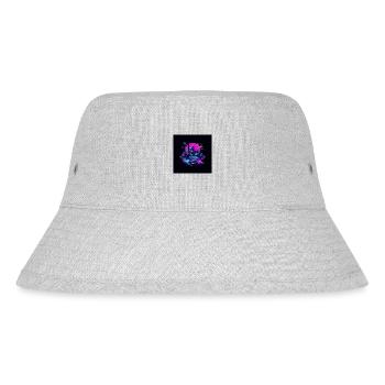Cyber City - Stanley/Stella recycelter Bucket Hat - Grau meliert - Vorne