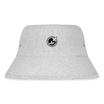 Space Academy International Vintage schwarz - Stanley/Stella recycelter Bucket Hat - Grau meliert - Vorne