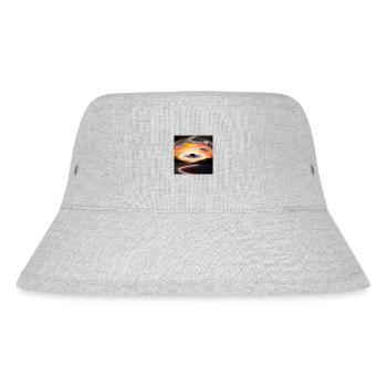 Heavenly Retreat - Stanley/Stella recycelter Bucket Hat - Grau meliert - Vorne