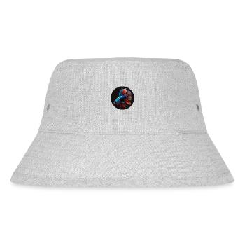 Kampffisch / Beta Splendens - Stanley/Stella recycelter Bucket Hat - Grau meliert - Vorne
