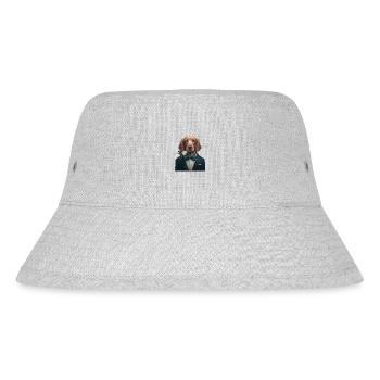 I'm not single, I have a dog - Stanley/Stella recycelter Bucket Hat - Grau meliert - Vorne