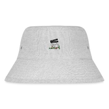 Drunk Animals - Stanley/Stella recycelter Bucket Hat - Grau meliert - Vorne