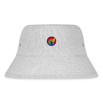 Fists4a LGBT - Stanley/Stella recycelter Bucket Hat - Grau meliert - Vorne