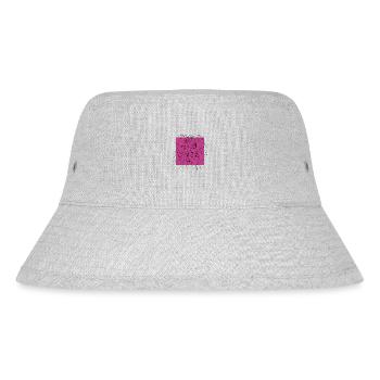 Face line pink - Stanley/Stella Recycled Bucket Hat - heather grey - Front
